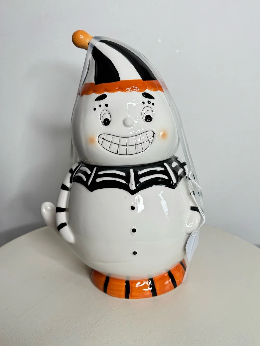 Retro Ghost Cookie Jar Jack O’Lantern Lane  Halloween Decor